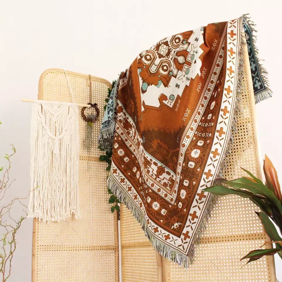 boho blanket nz moroccan style pattern boho throw nz Ideal for home decor, yoga, picnics, beach and campervan Large boho tapestry with tassels, hippie boho wall tapestry