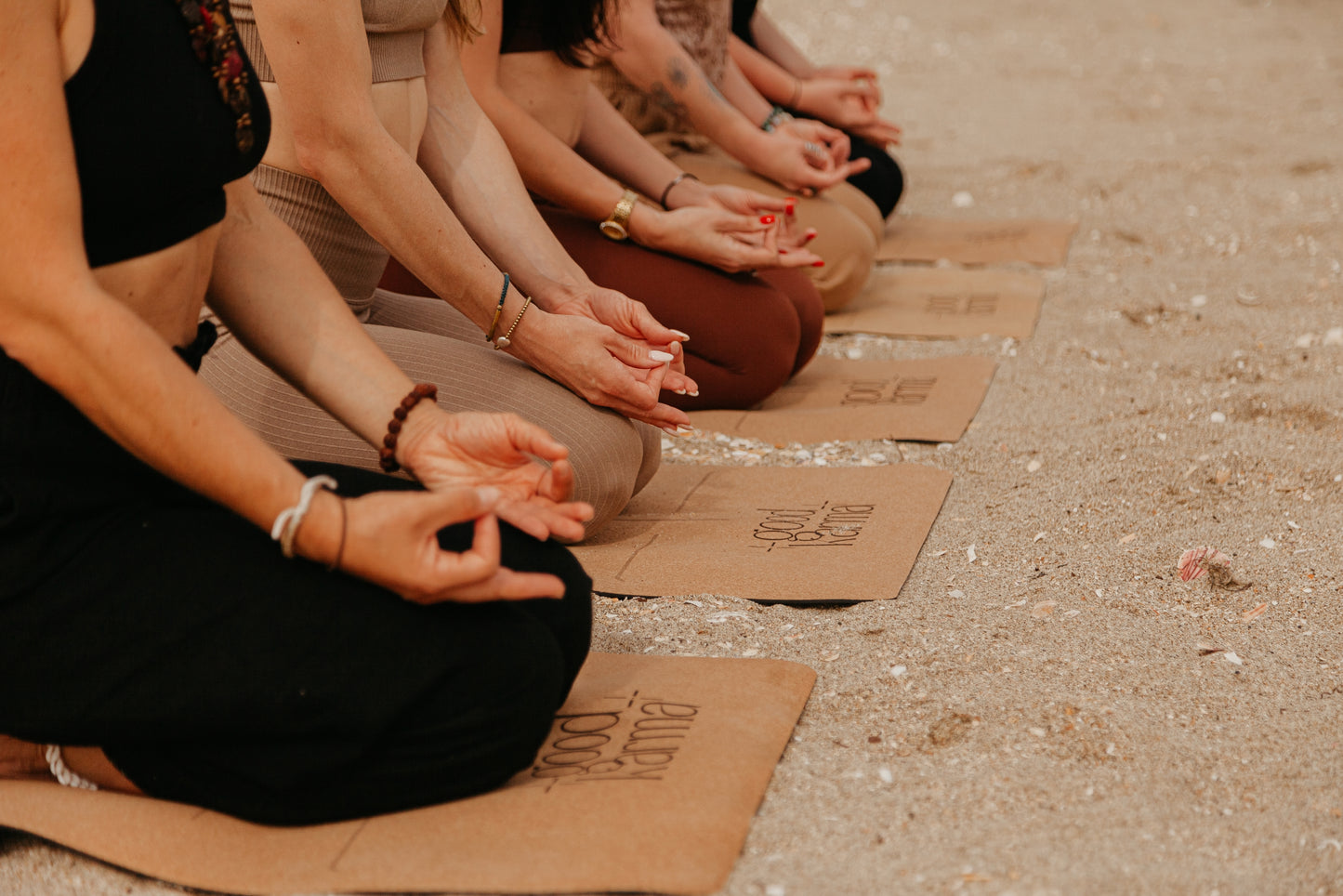 Organic Cork & Natural Rubber Yoga Mat With Alignments