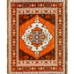 Morocan pattern Woven Boho Quilt Colorful Bohemian Tapestries with tassels on white background