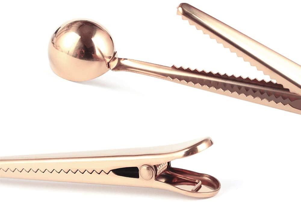 Measuring Spoon With a Clip Stainless Steal
