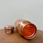 Ayurvedic Hammered pure copper bottle opened with the lid  700 ml